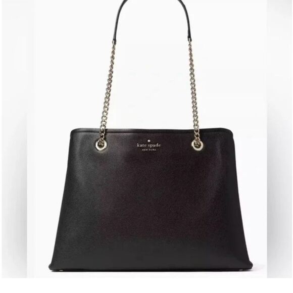 NWOT KATE SPADE LARGE Black
Jordyn Chain Tote retails $449 - Picture 1 of 6